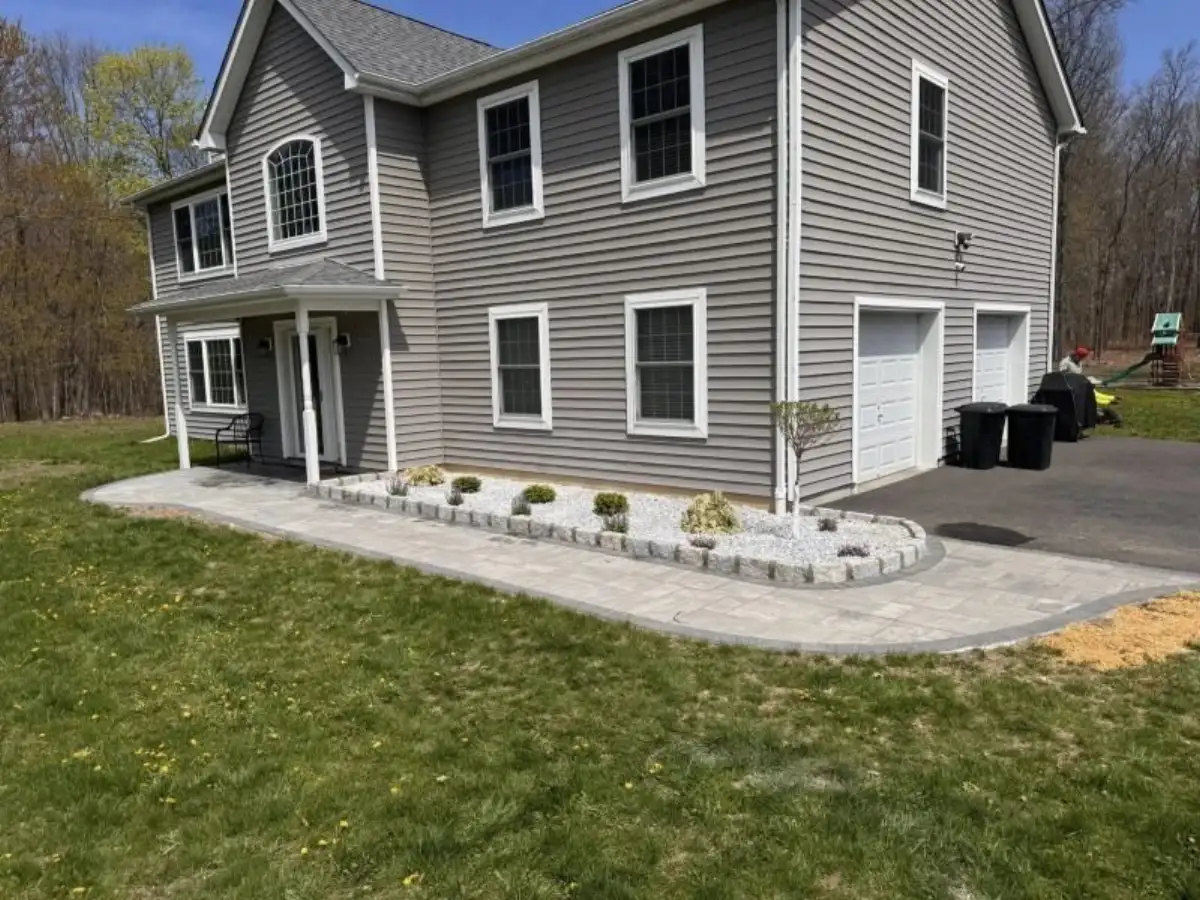 Custom paver patio installation by Lawn Spa Landscaping in Newburgh, NY